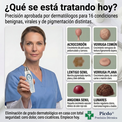 🎋🎋𝐏𝐢𝐜𝐝𝐨® 𝐁𝐨𝐫𝐫𝐚𝐝𝐨𝐫 𝐝𝐞 𝐕𝐞𝐫𝐫𝐮𝐠𝐚𝐬 𝐲 𝐌𝐚𝐧𝐜𝐡𝐚𝐬 𝐝𝐞 𝟕 𝐃í𝐚𝐬 (Aplicador roll-on: sin dolor ni cicatrices)