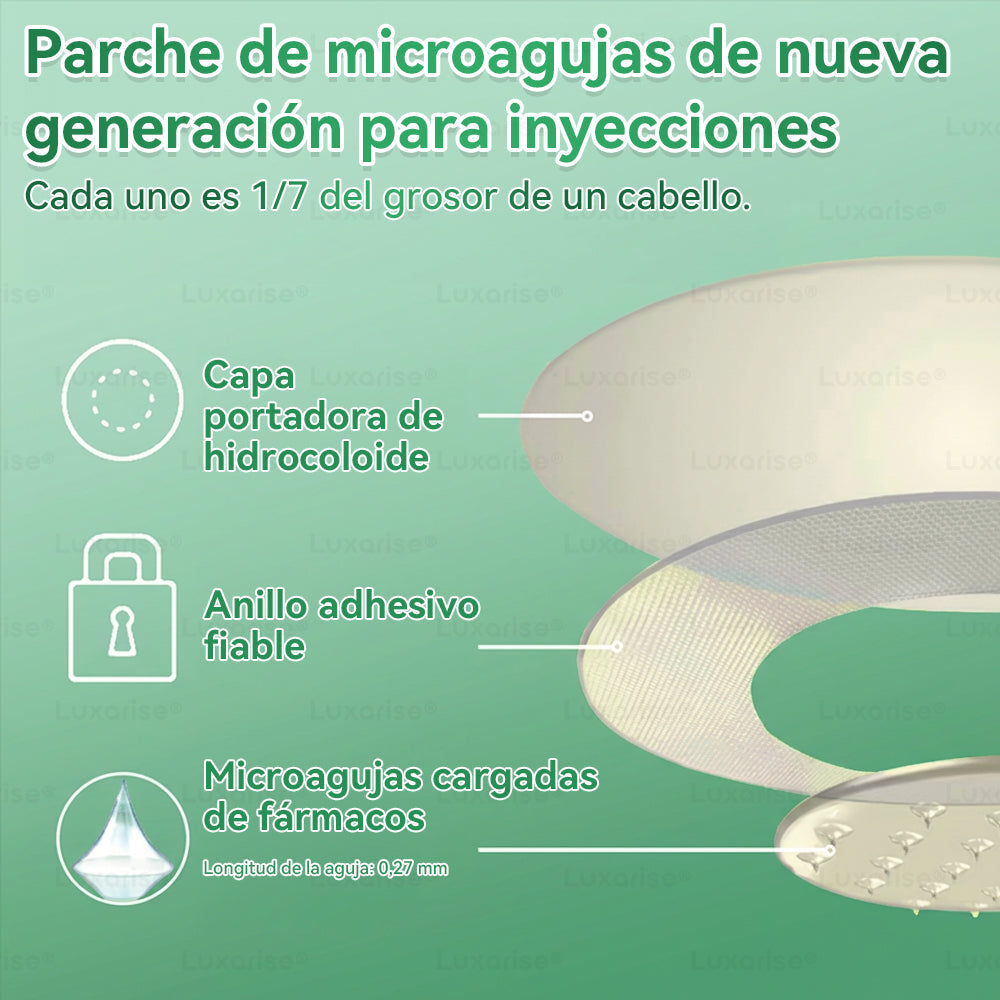 𝑳𝒖𝒙𝒂𝒓𝒊𝒔𝒆®  🌵 Moringa & Berberina 10 en 1 Parche Avanzado de Microagujas Nano (Uso diario, cambios visibles en 7 días) 👩‍⚕️ Obesidad, Diabetes, Apnea del Sueño y Problemas Articulares